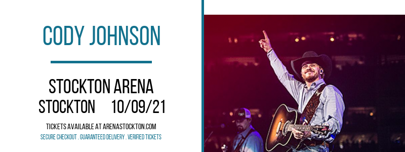 Cody Johnson at Stockton Arena tickets Cody Johnson at Stockton Arena
