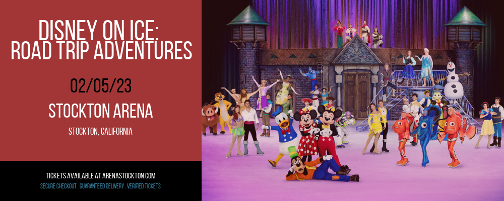 Disney On Ice: Road Trip Adventures at Stockton Arena tickets Disney On Ice: Road Trip Adventures at Stockton Arena