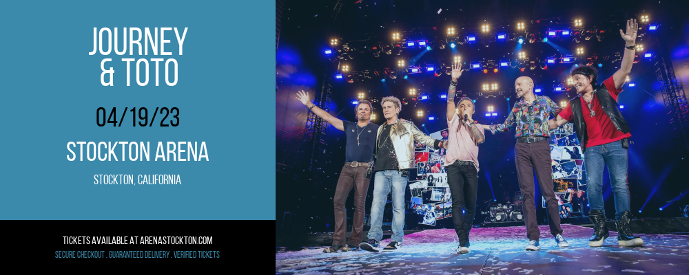 Journey & Toto at Stockton Arena tickets Journey & Toto at Stockton Arena