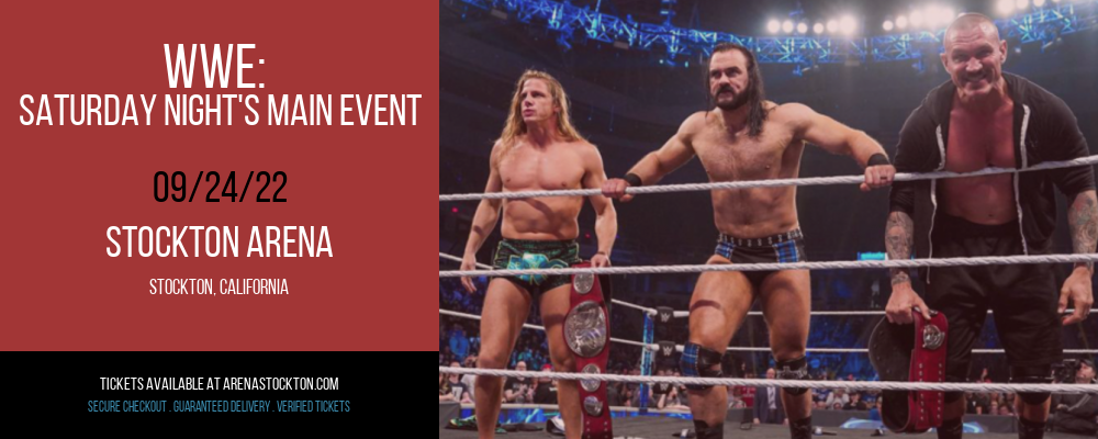WWE: Saturday Night's Main Event at Stockton Arena