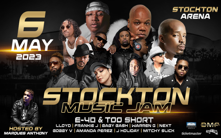 Stockton Music Jam: E-40, Too Short, Lloyd & Frankie J at Stockton Arena